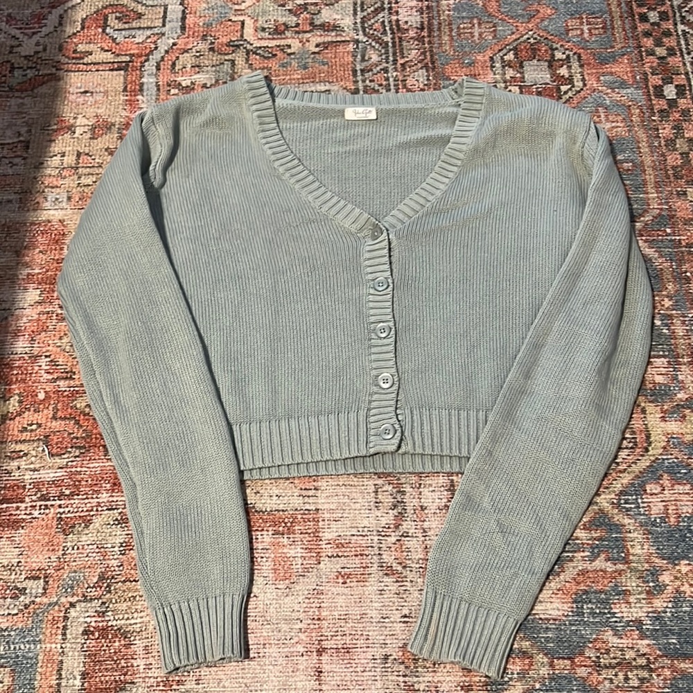 Brandy Melville saige green sweater! it is one size fits all super comfy!